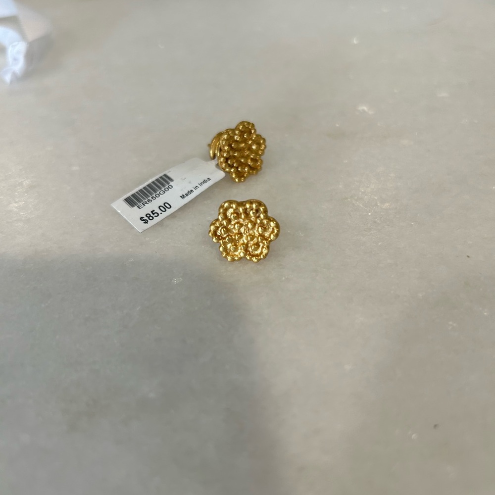 Julie Vos Gold Flower Studs